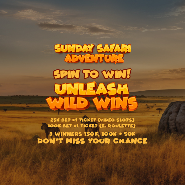 Sunday Safari Spectacle at Moyo Casino.