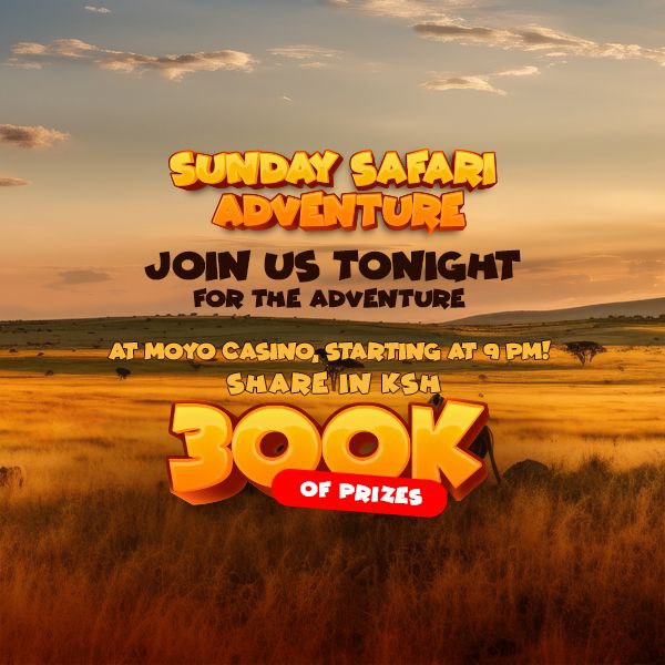 The Sunday Safari Adventure at Moyo Casino