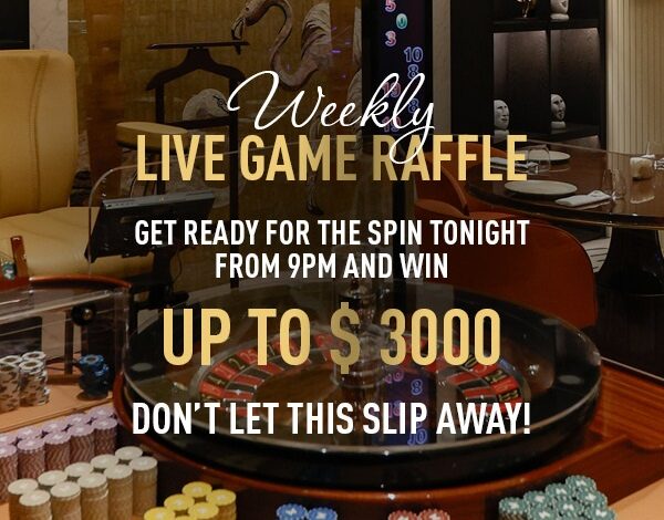 Spin to Win: The Weekly Live Game Raffle