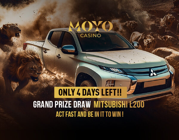 4 Days to Go: Join the Grand Prize Car Giveaway at Moyo Casino This Saturday!