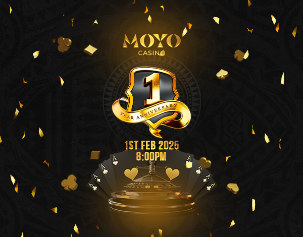 Join Us in Celebrating One Year of Success at Moyo Casino!